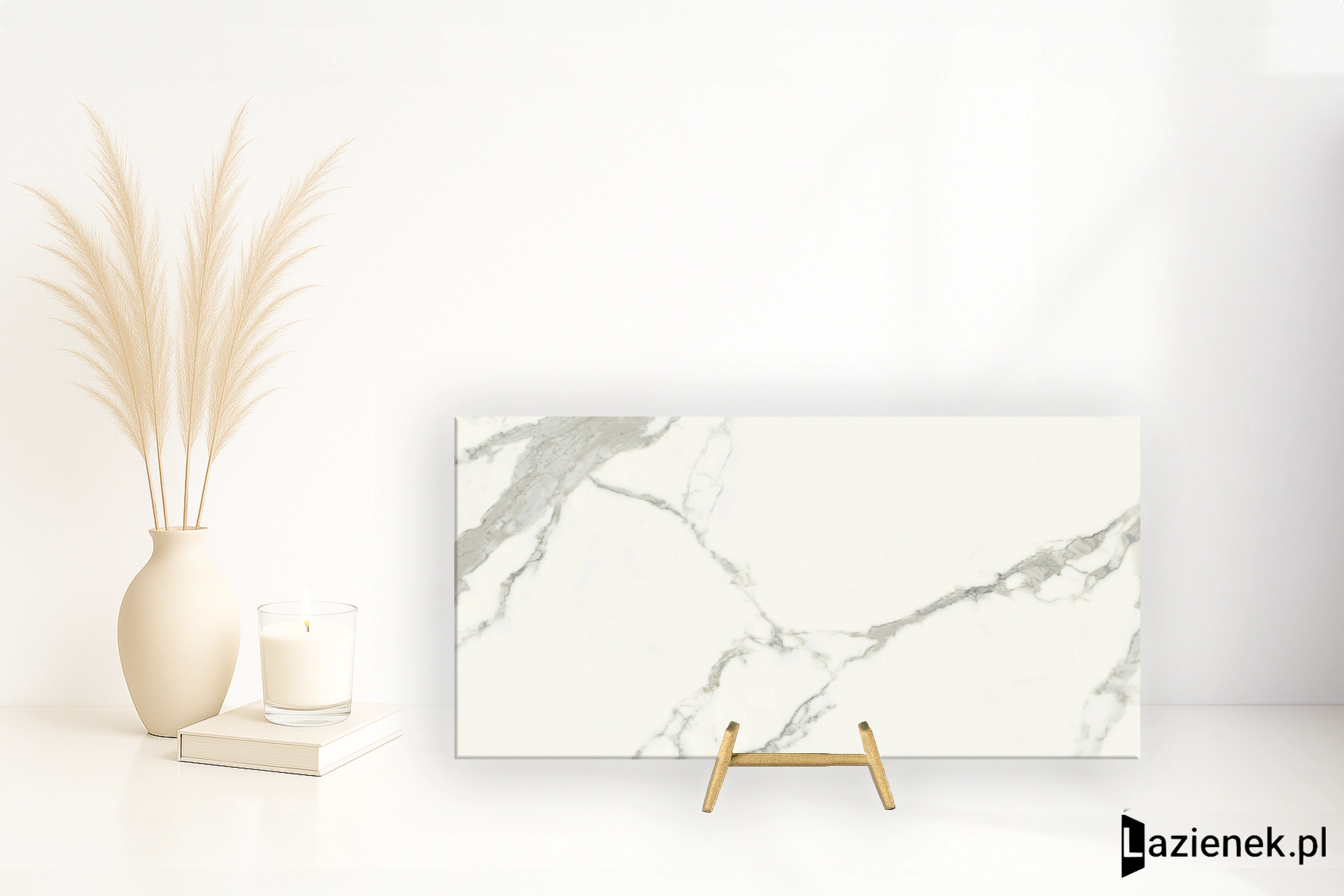 Graniti Fiandre Marble Lab Calacatta Bellissimo polerowana 60x120 cm gr. 8 mm - płytka rektyfikowana / AL199X864